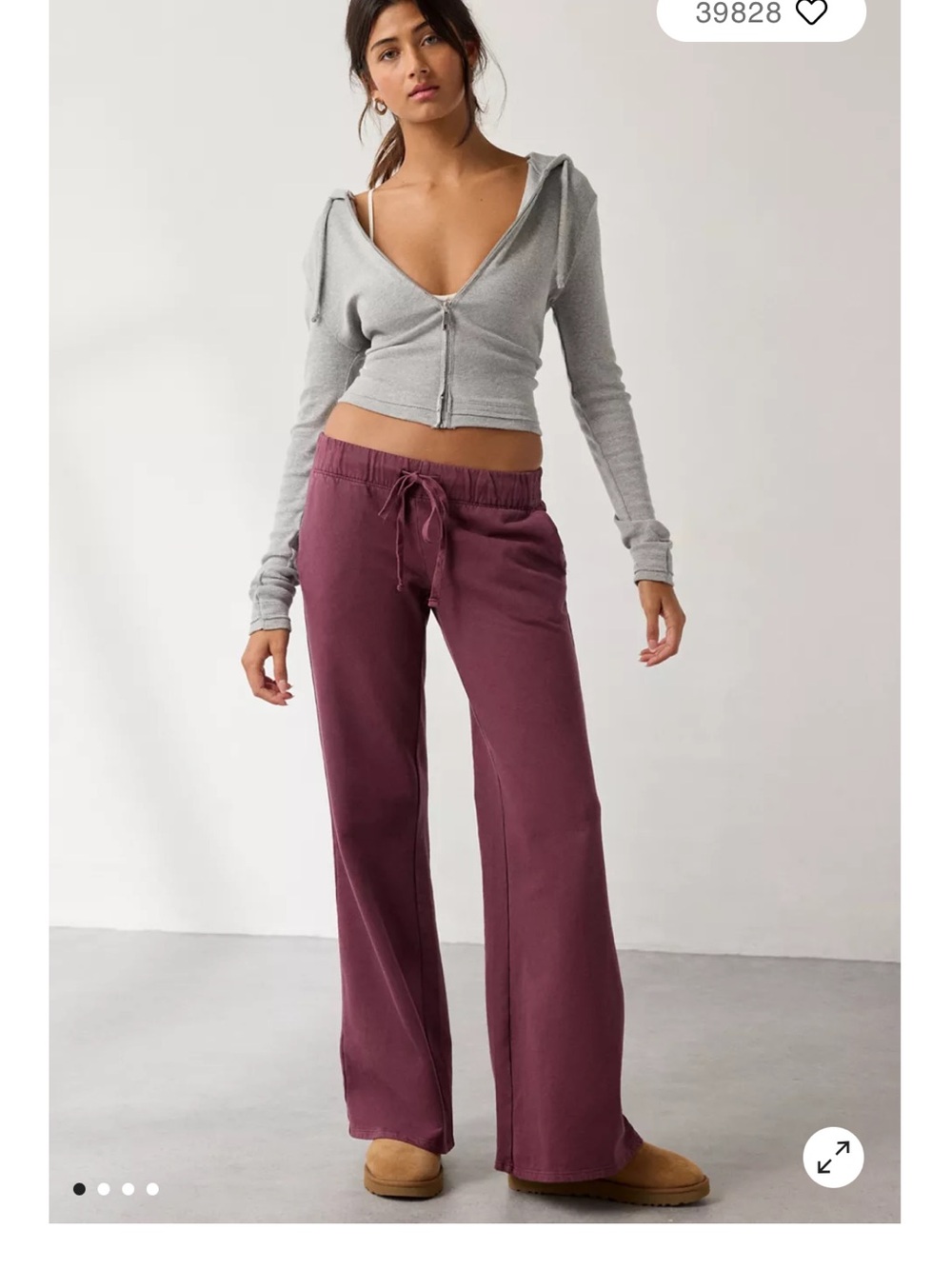 Urban Outfitters - out from under sweatpants - red